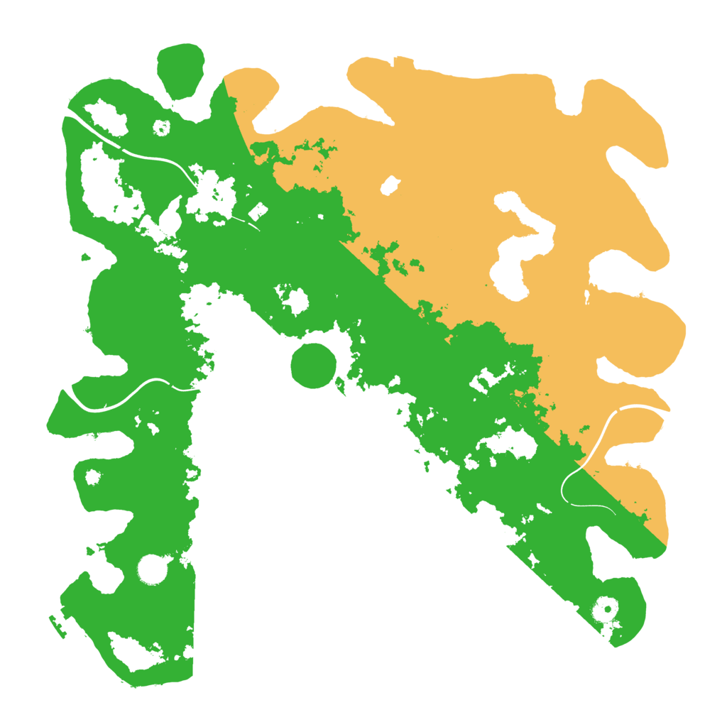 Biome Rust Map: Procedural Map, Size: 4253, Seed: 237296798