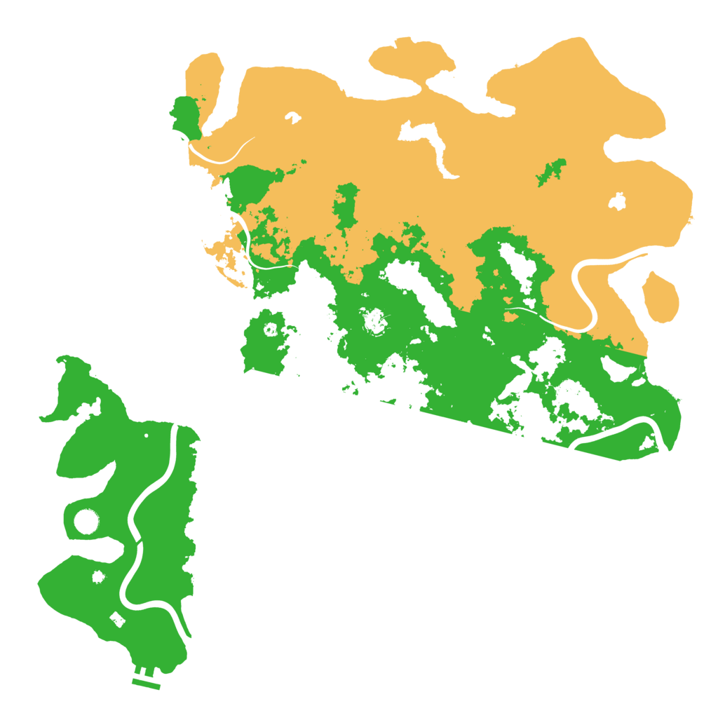 Biome Rust Map: Procedural Map, Size: 5100, Seed: 884793889