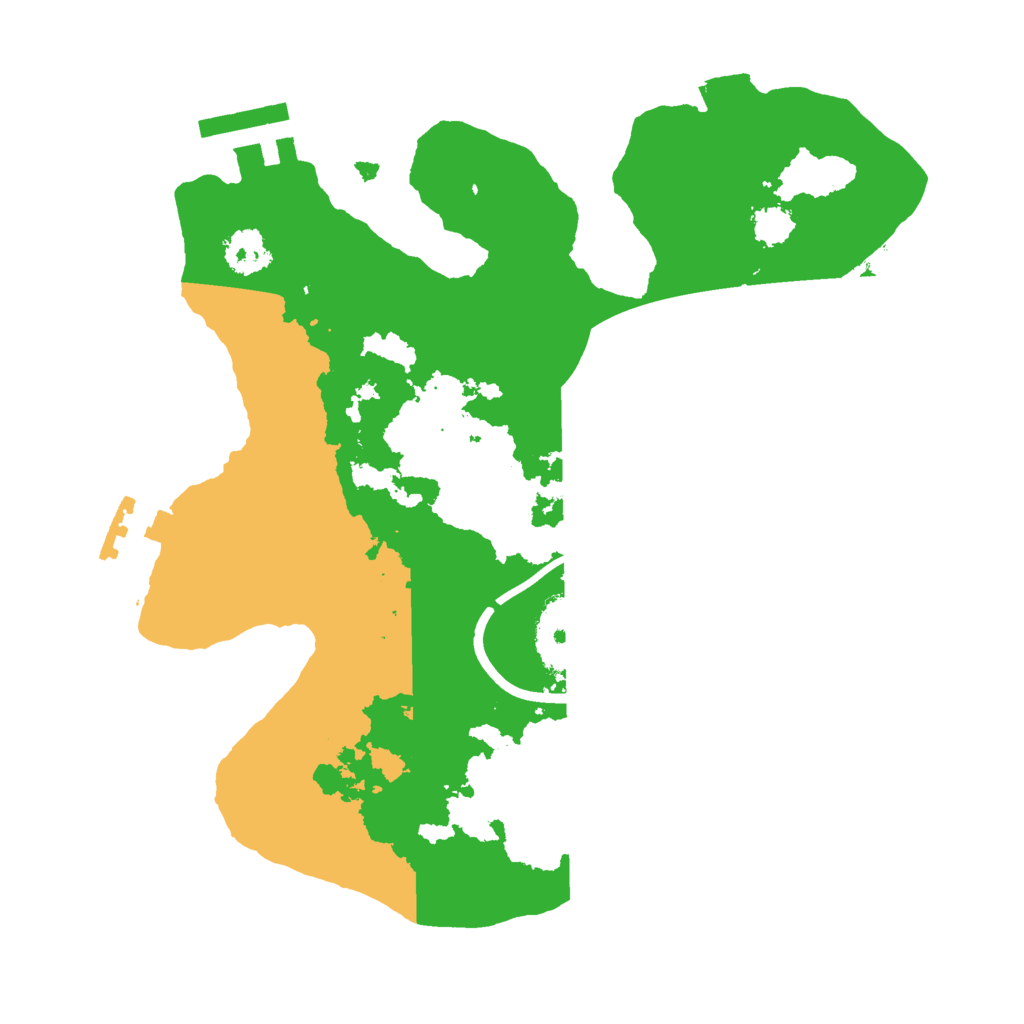 Biome Rust Map: Procedural Map, Size: 2300, Seed: 493977759