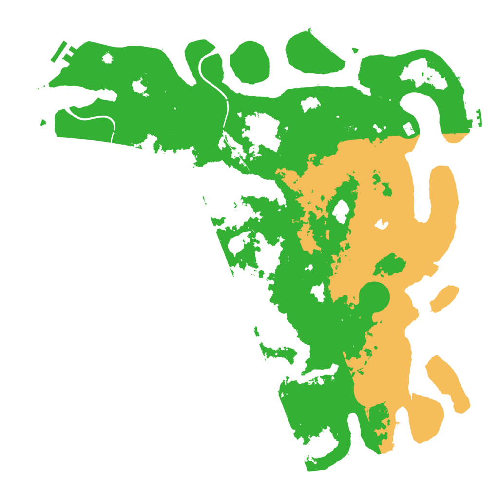 Biome Rust Map: Procedural Map, Size: 4250, Seed: 794368287