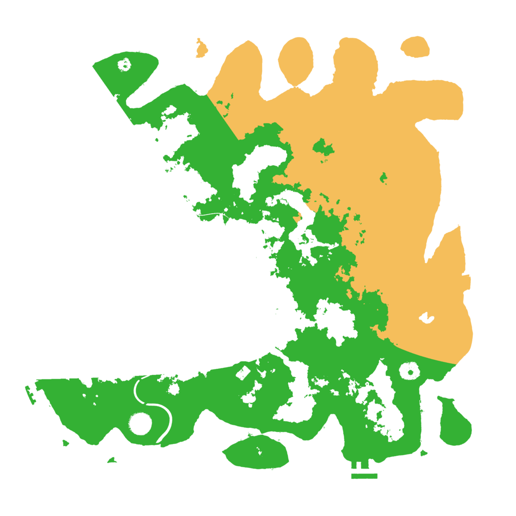 Biome Rust Map: Procedural Map, Size: 4000, Seed: 392718