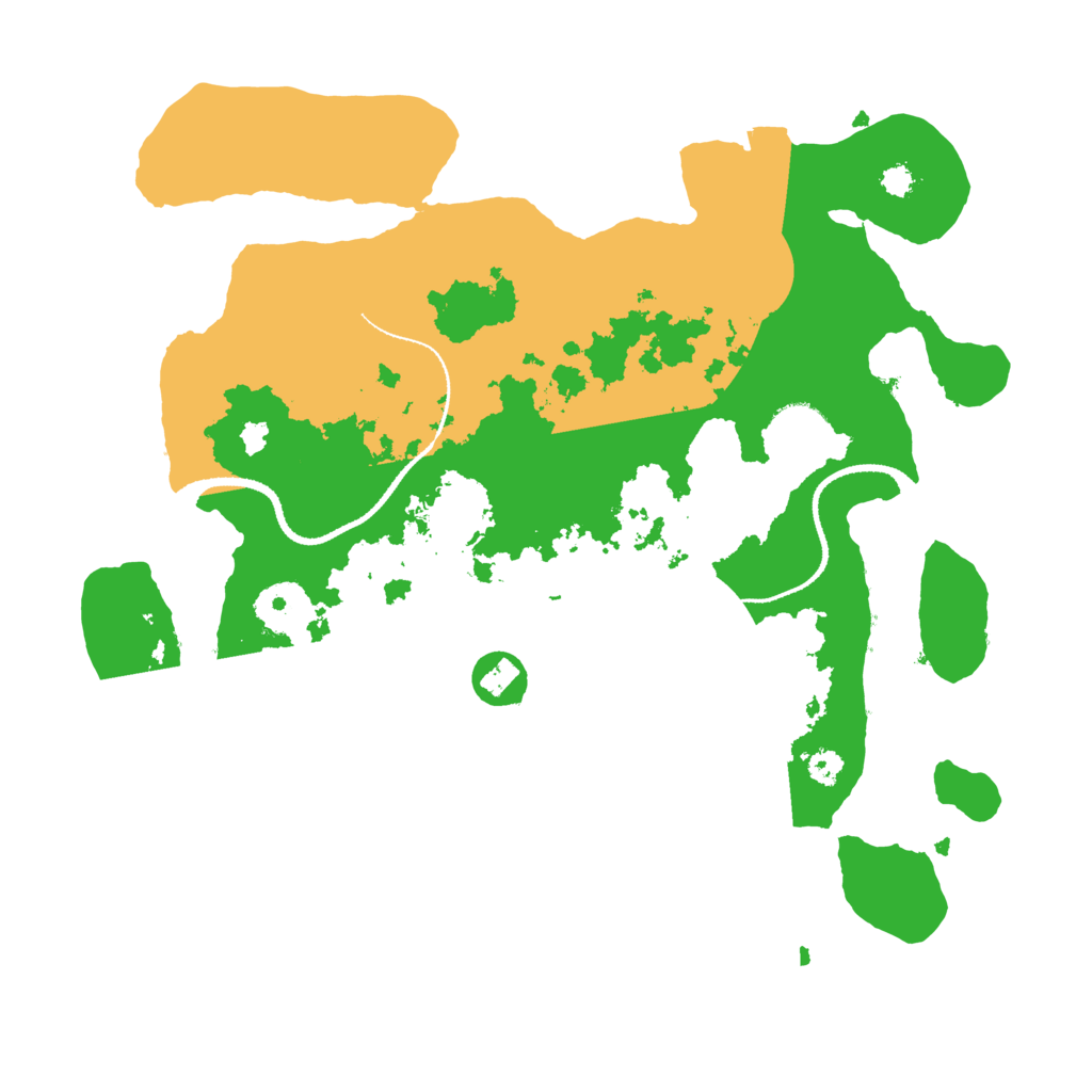 Biome Rust Map: Procedural Map, Size: 3200, Seed: 1435536847