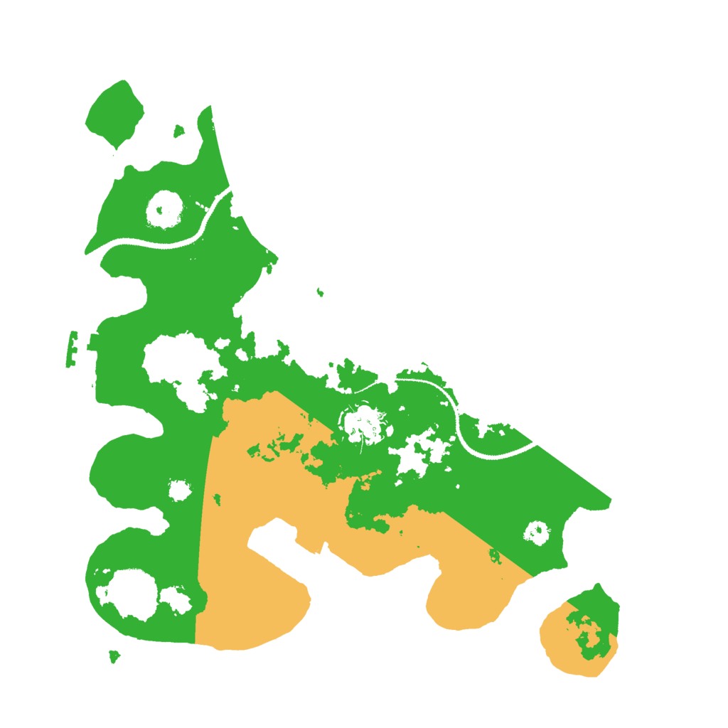 Biome Rust Map: Procedural Map, Size: 3000, Seed: 1263464390