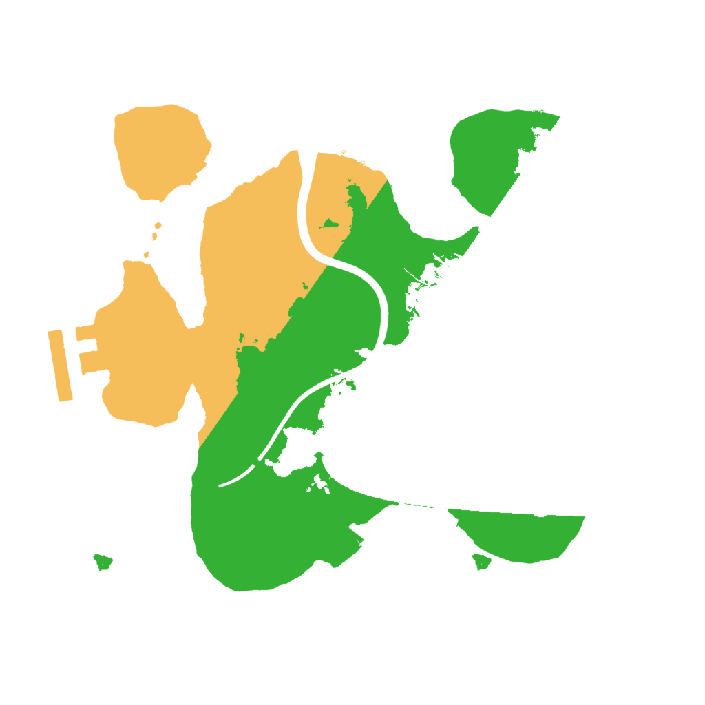 Biome Rust Map: Procedural Map, Size: 2000, Seed: 346453436