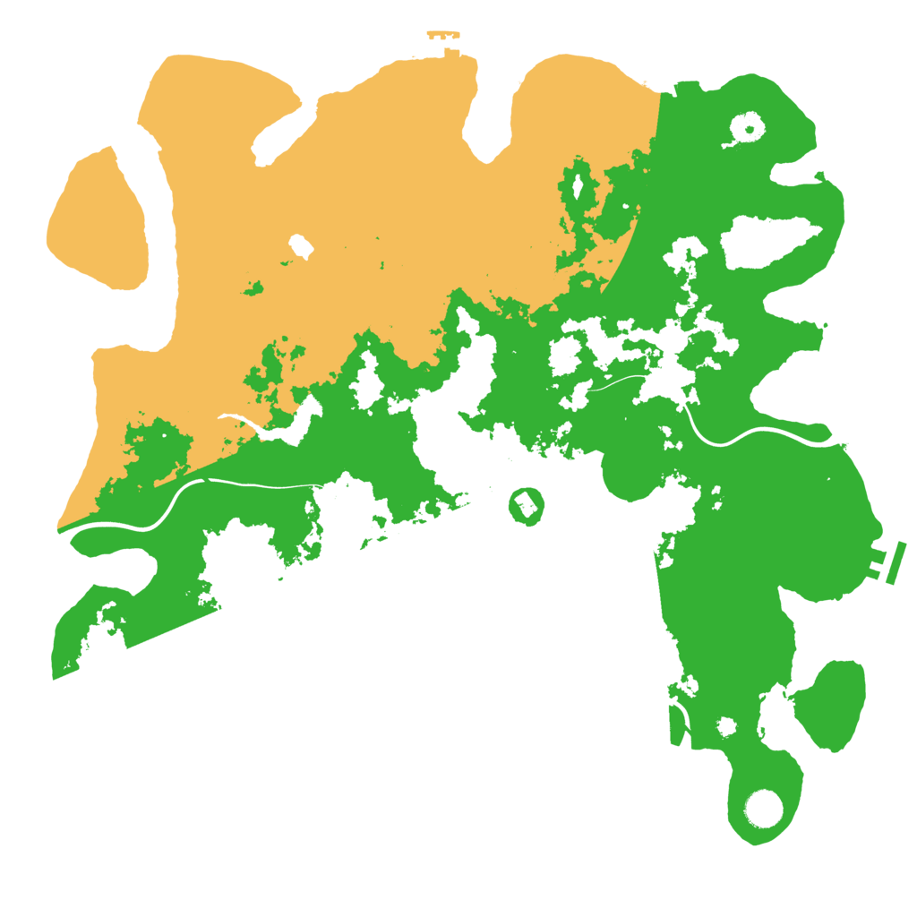 Biome Rust Map: Procedural Map, Size: 4250, Seed: 9829554