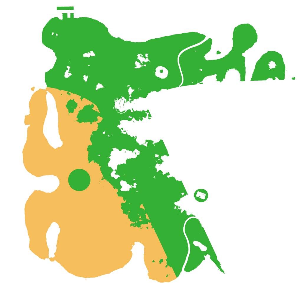 Biome Rust Map: Procedural Map, Size: 3600, Seed: 990311