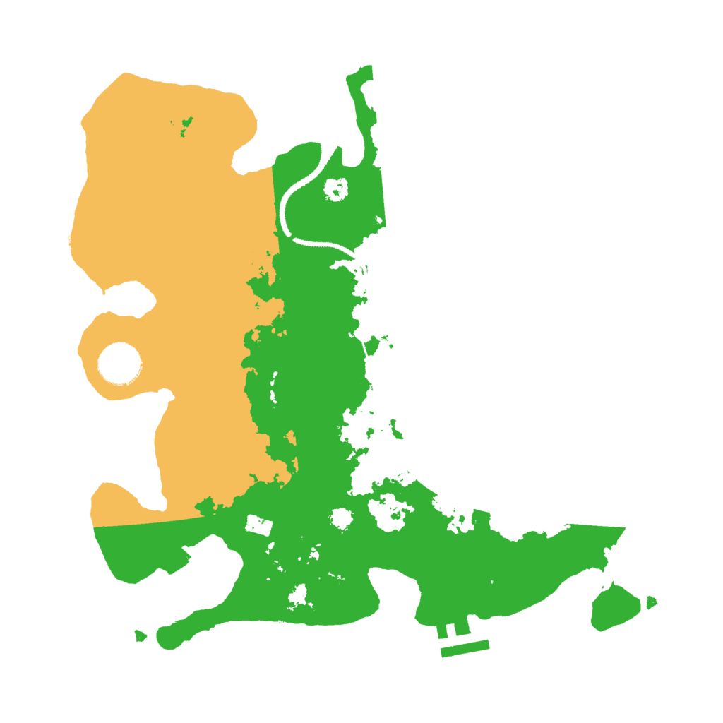 Biome Rust Map: Procedural Map, Size: 3000, Seed: 81796