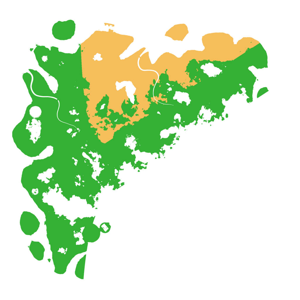 Biome Rust Map: Procedural Map, Size: 4500, Seed: 1229033741