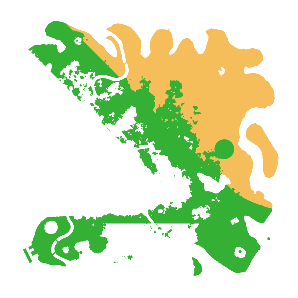Biome Rust Map: Procedural Map, Size: 4000, Seed: 8537