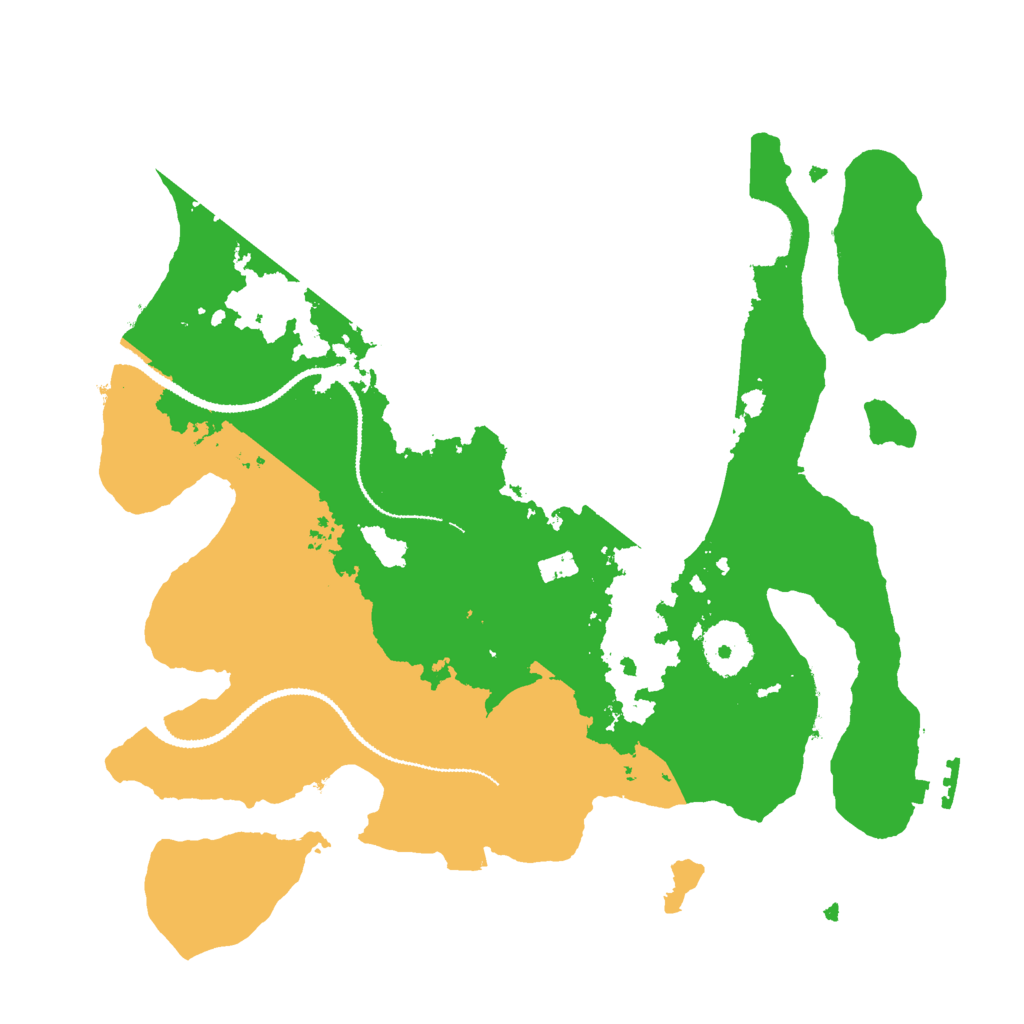 Biome Rust Map: Procedural Map, Size: 3000, Seed: 362415