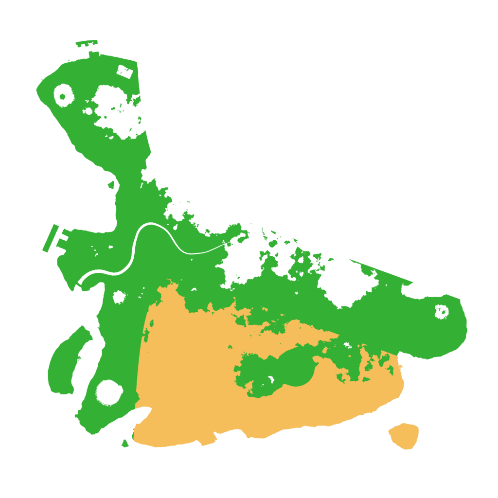 Biome Rust Map: Procedural Map, Size: 3500, Seed: 937756291