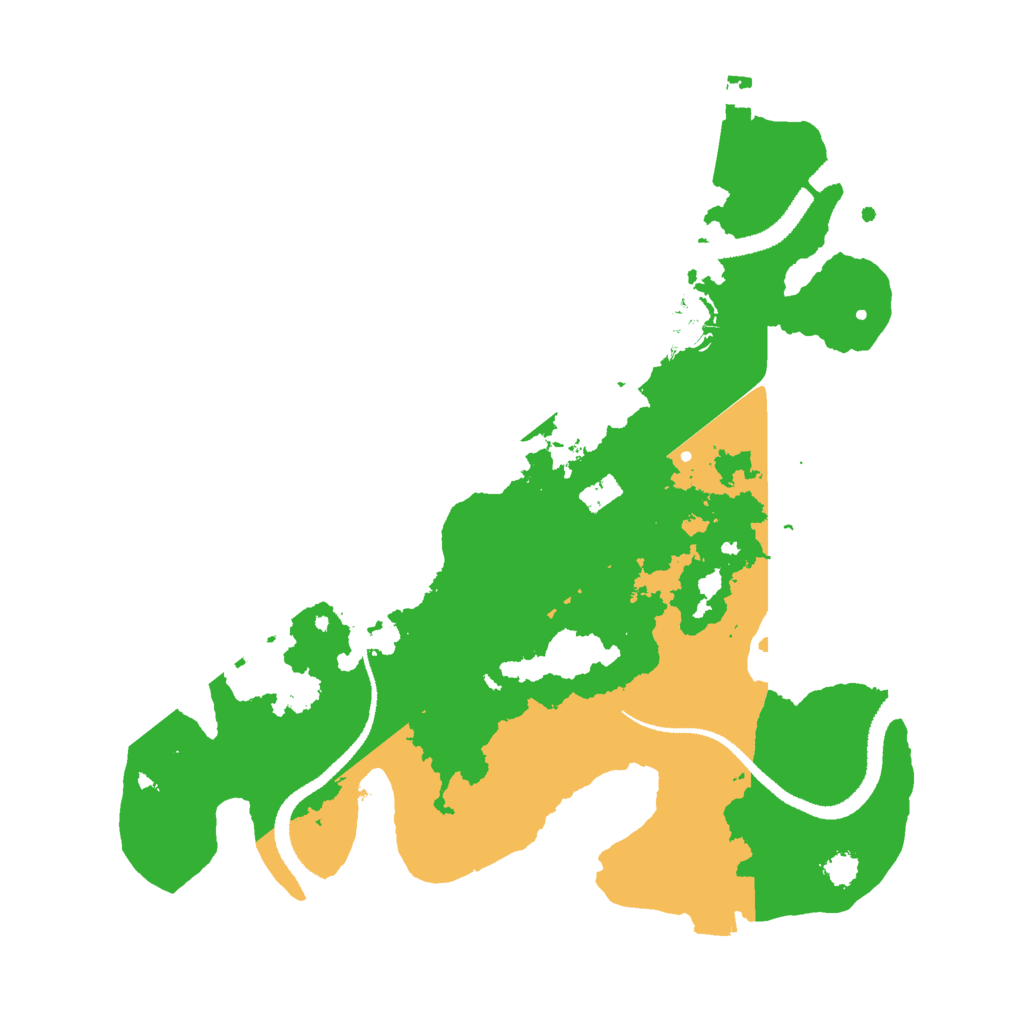 Biome Rust Map: Procedural Map, Size: 2800, Seed: 4628172