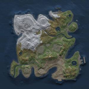 Thumbnail Rust Map: Procedural Map, Size: 2800, Seed: 4628172, 10 Monuments