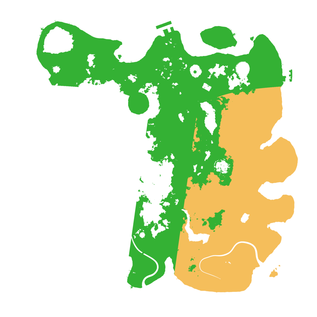 Biome Rust Map: Procedural Map, Size: 4000, Seed: 2121235