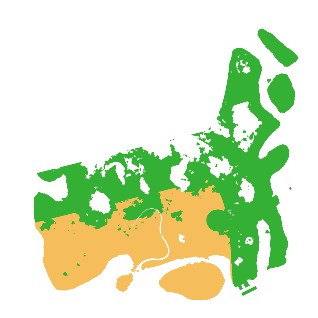 Biome Rust Map: Procedural Map, Size: 4000, Seed: 28137