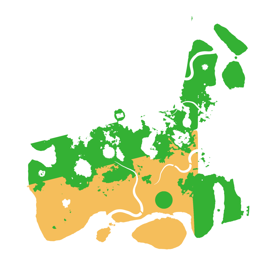 Biome Rust Map: Procedural Map, Size: 4000, Seed: 28137