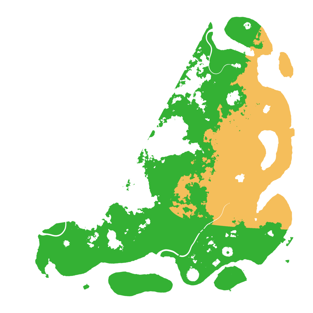 Biome Rust Map: Procedural Map, Size: 4500, Seed: 2094266087