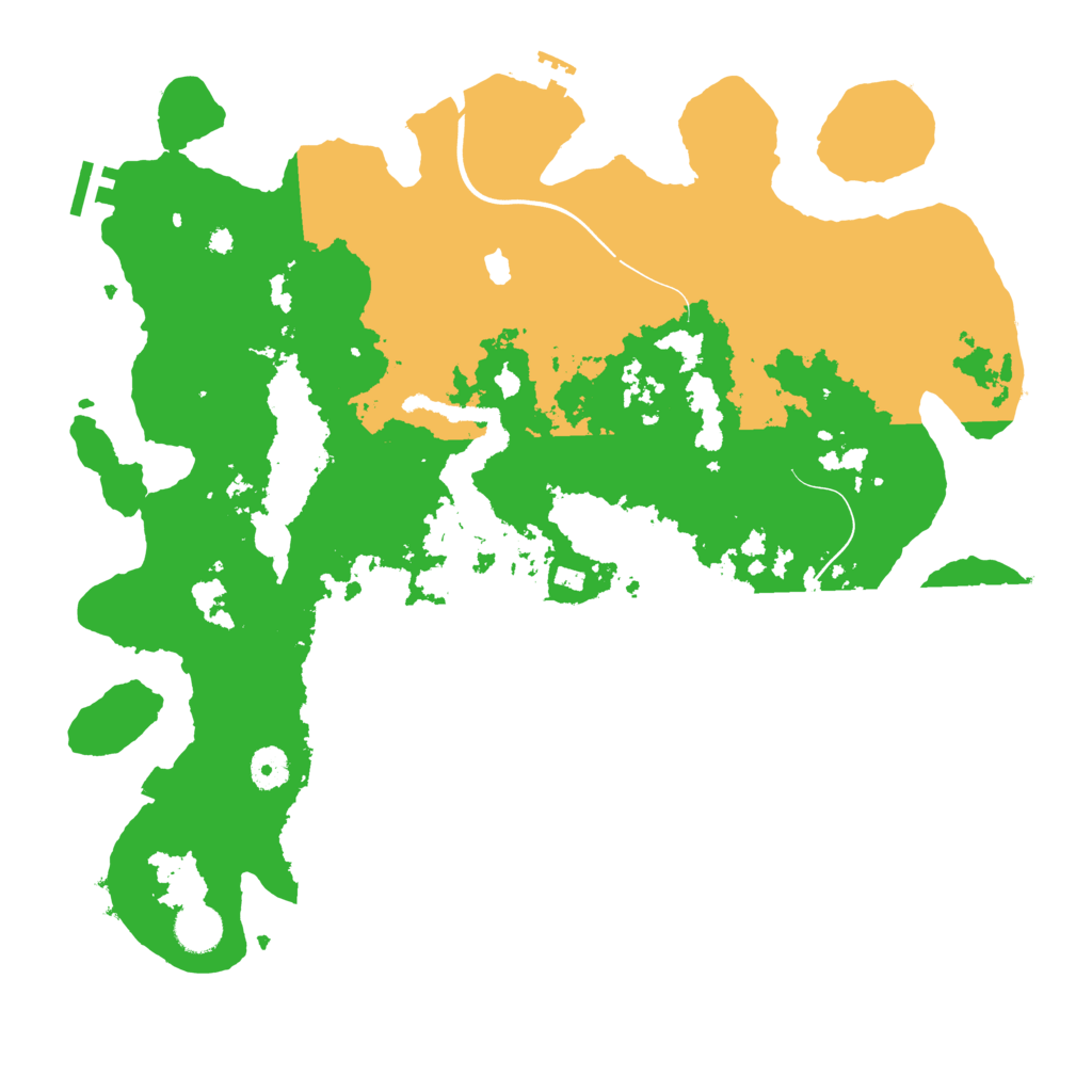 Biome Rust Map: Procedural Map, Size: 4000, Seed: 1289769244