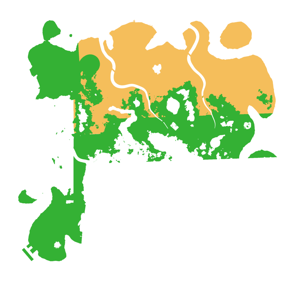 Biome Rust Map: Procedural Map, Size: 4000, Seed: 1289769244