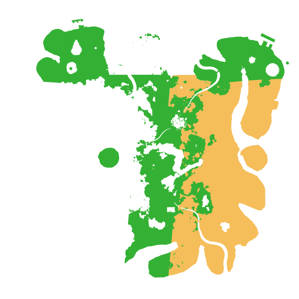 Biome Rust Map: Procedural Map, Size: 4000, Seed: 27645