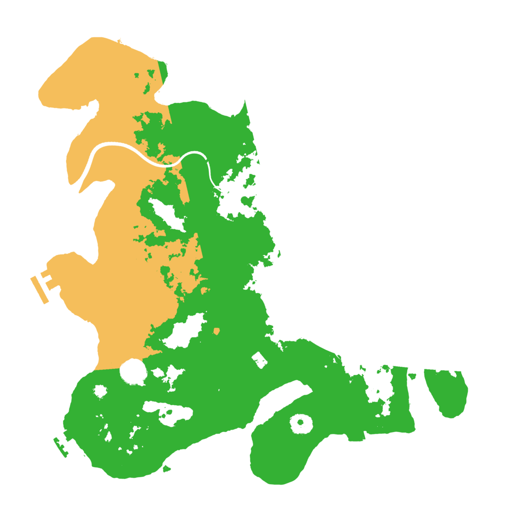 Biome Rust Map: Procedural Map, Size: 3500, Seed: 31522696