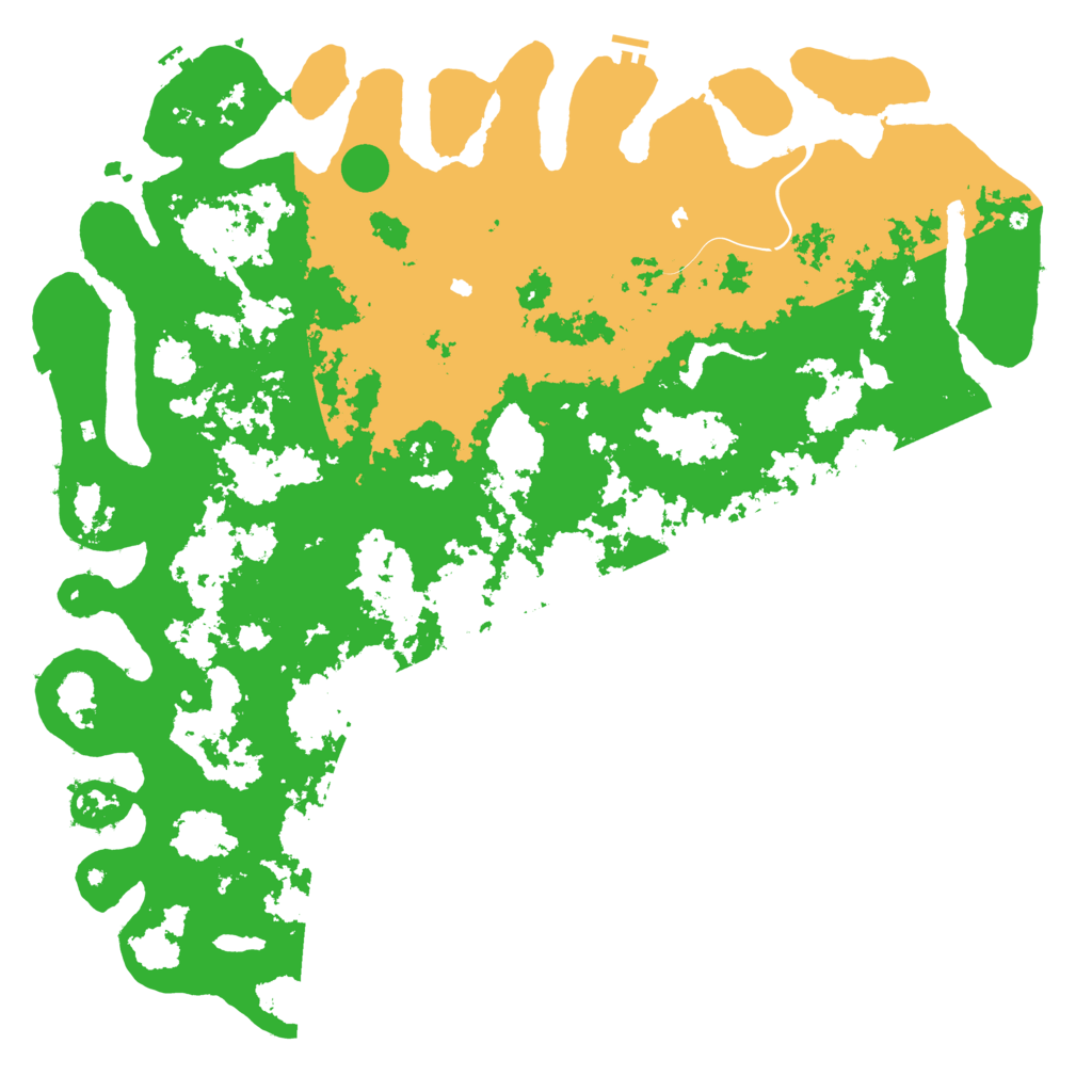 Biome Rust Map: Procedural Map, Size: 6000, Seed: 852580944