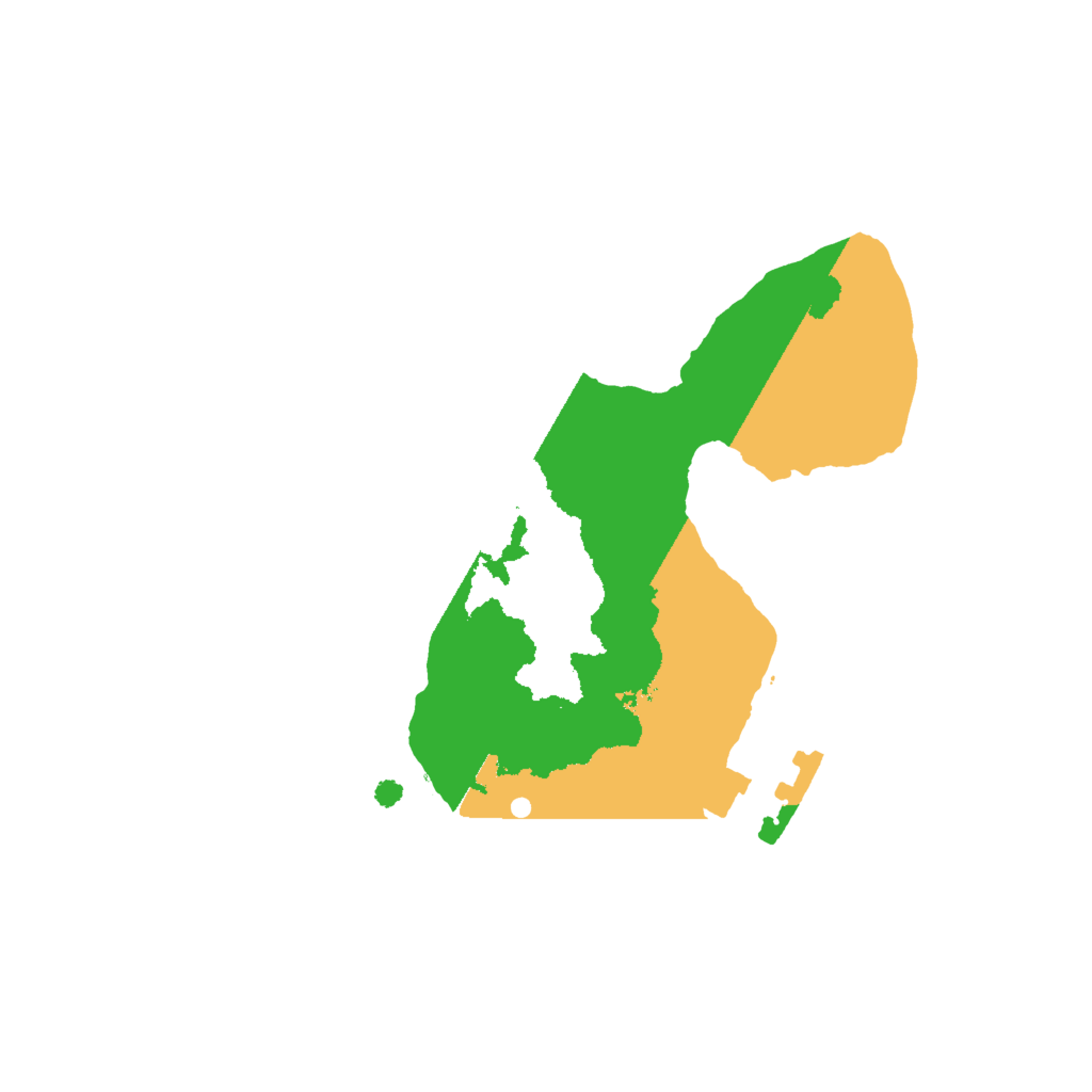 Biome Rust Map: Procedural Map, Size: 1600, Seed: 8