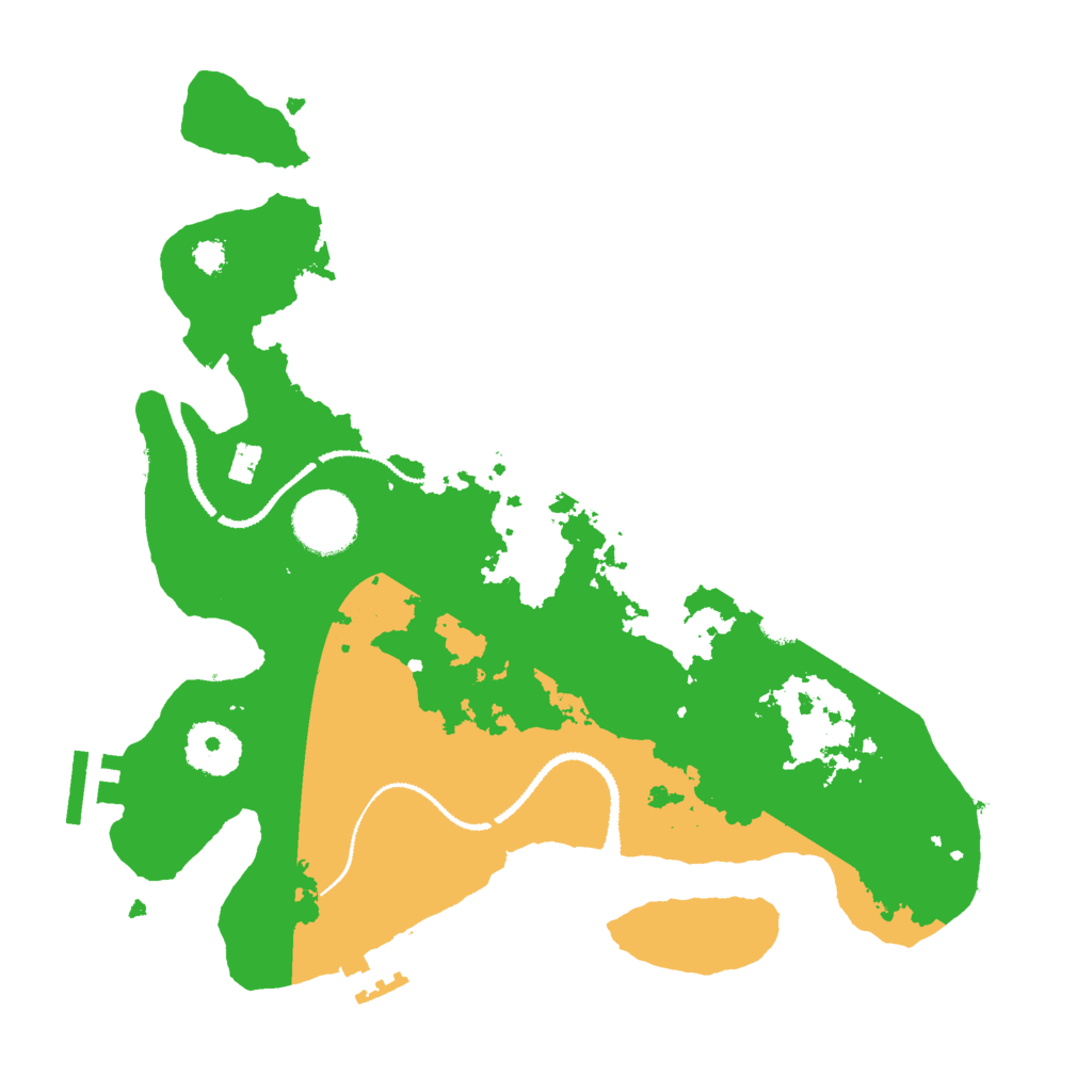 Biome Rust Map: Procedural Map, Size: 3000, Seed: 1399339834