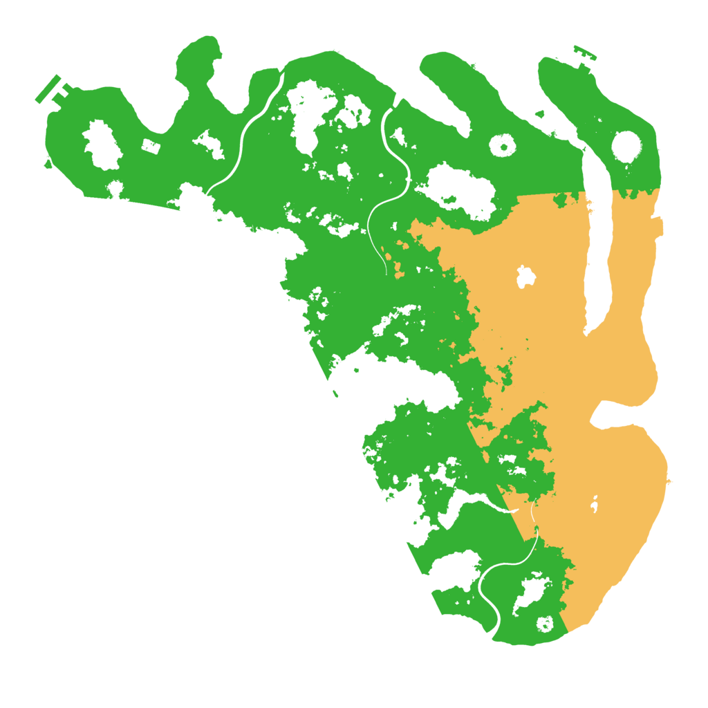 Biome Rust Map: Procedural Map, Size: 4253, Seed: 425631625