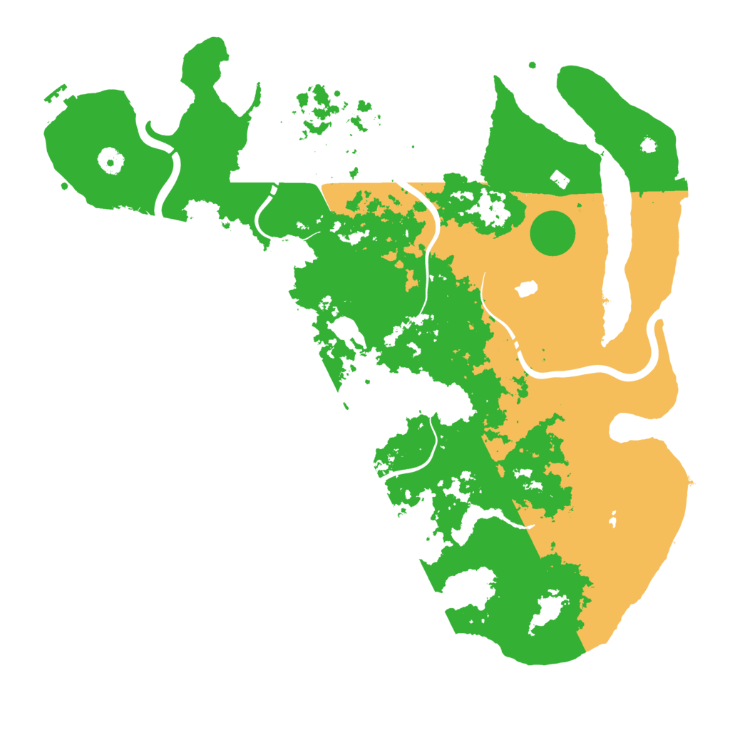 Biome Rust Map: Procedural Map, Size: 4253, Seed: 425631625