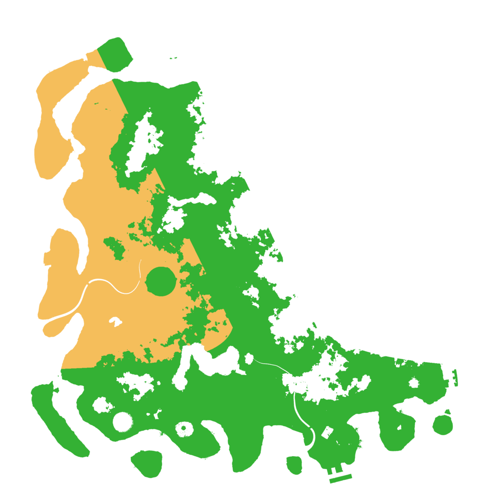 Biome Rust Map: Procedural Map, Size: 4500, Seed: 1427659558