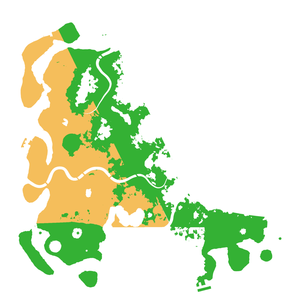 Biome Rust Map: Procedural Map, Size: 4500, Seed: 1427659558