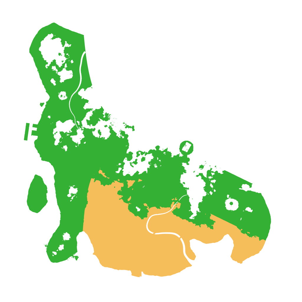 Biome Rust Map: Procedural Map, Size: 3500, Seed: 22537