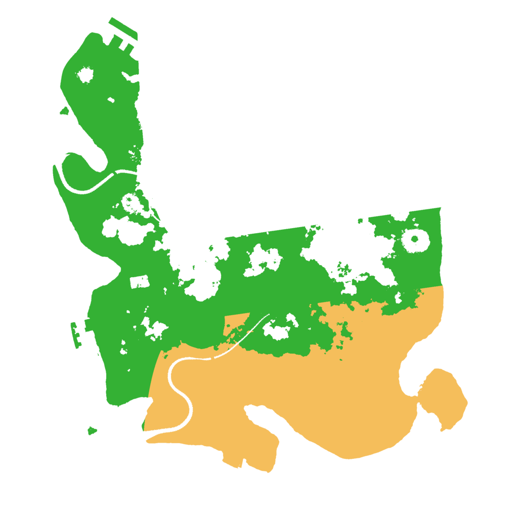 Biome Rust Map: Procedural Map, Size: 3000, Seed: 228985555