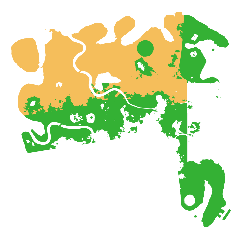 Biome Rust Map: Procedural Map, Size: 4000, Seed: 157694131