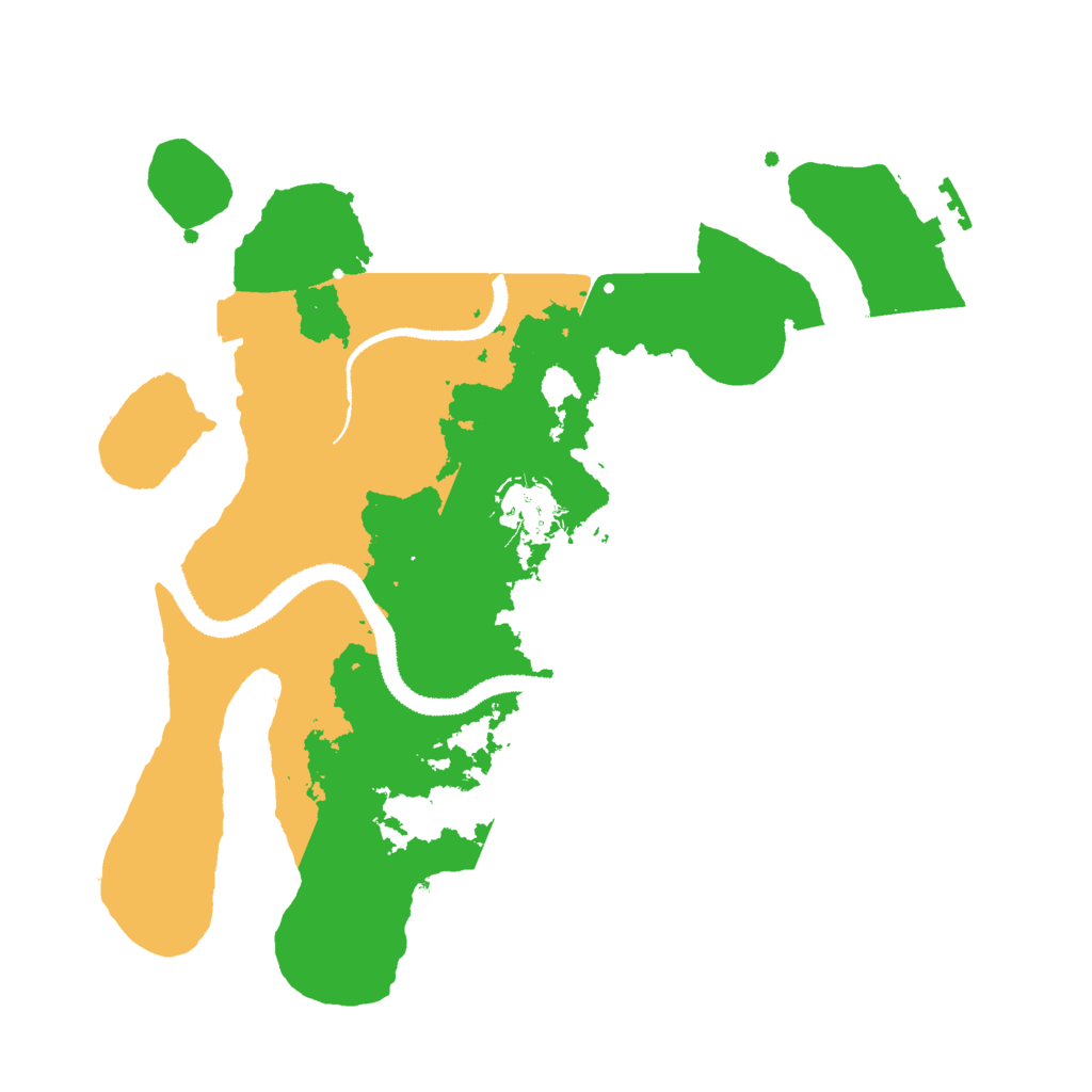 Biome Rust Map: Procedural Map, Size: 3000, Seed: 2032848602