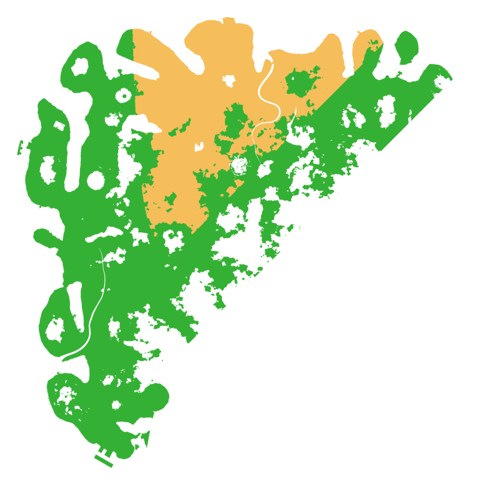 Biome Rust Map: Procedural Map, Size: 5000, Seed: 15721802