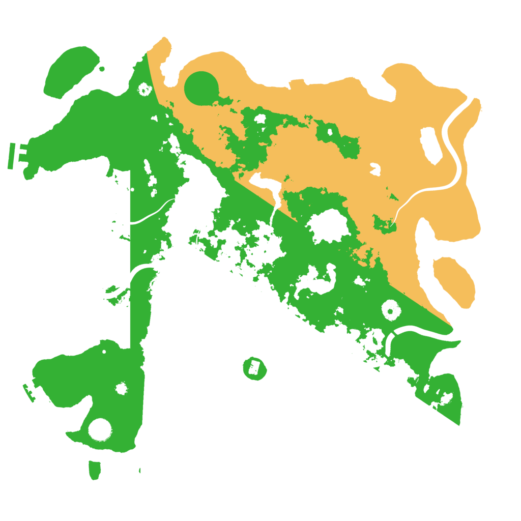 Biome Rust Map: Procedural Map, Size: 4000, Seed: 412345