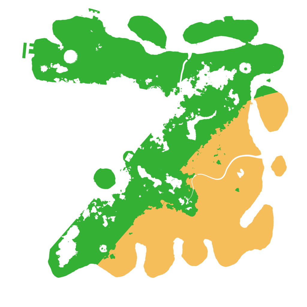 Biome Rust Map: Procedural Map, Size: 4000, Seed: 20241011