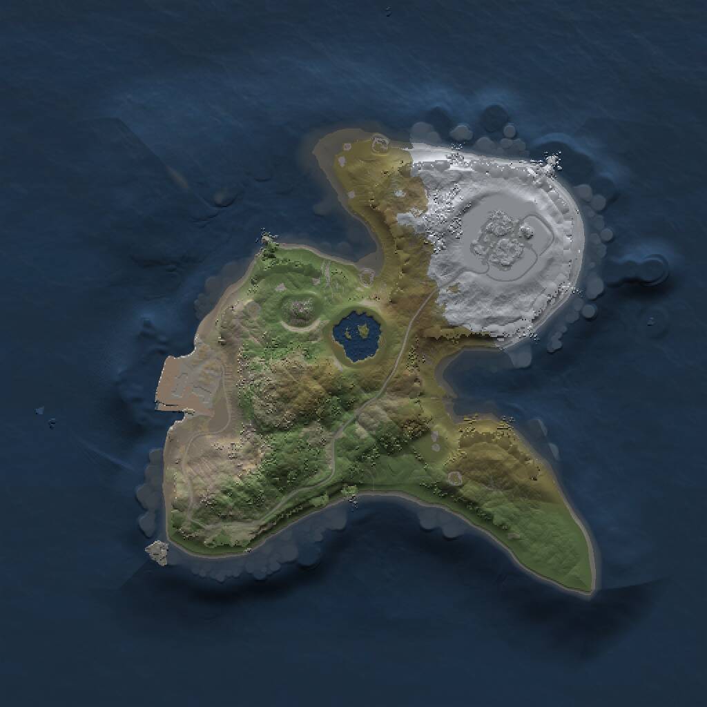 Rust Map: Procedural Map, Size: 1500, Seed: 969638379, 2 Monuments