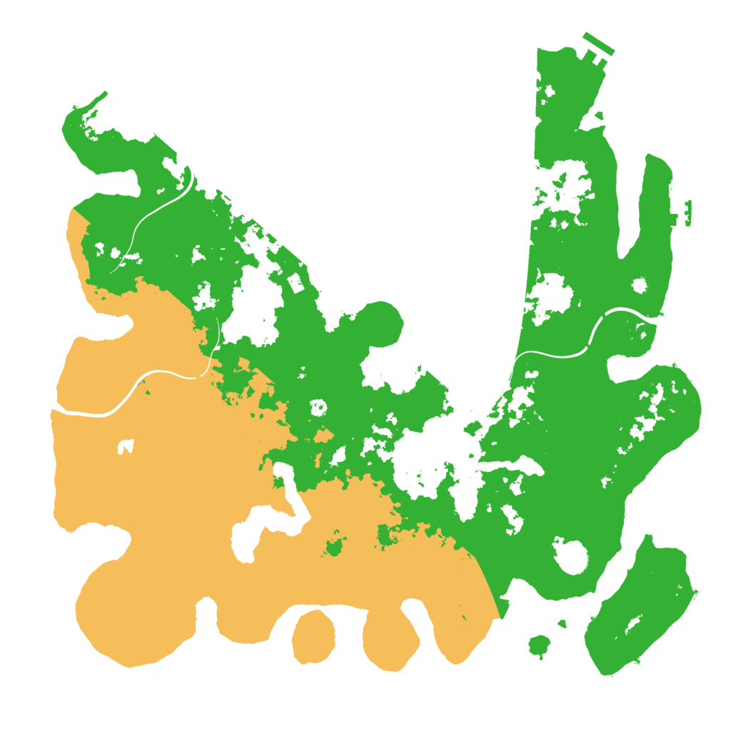 Biome Rust Map: Procedural Map, Size: 4250, Seed: 5360
