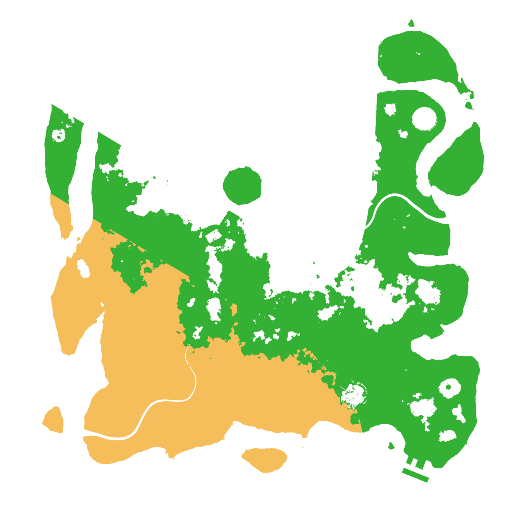 Biome Rust Map: Procedural Map, Size: 3800, Seed: 2129496148
