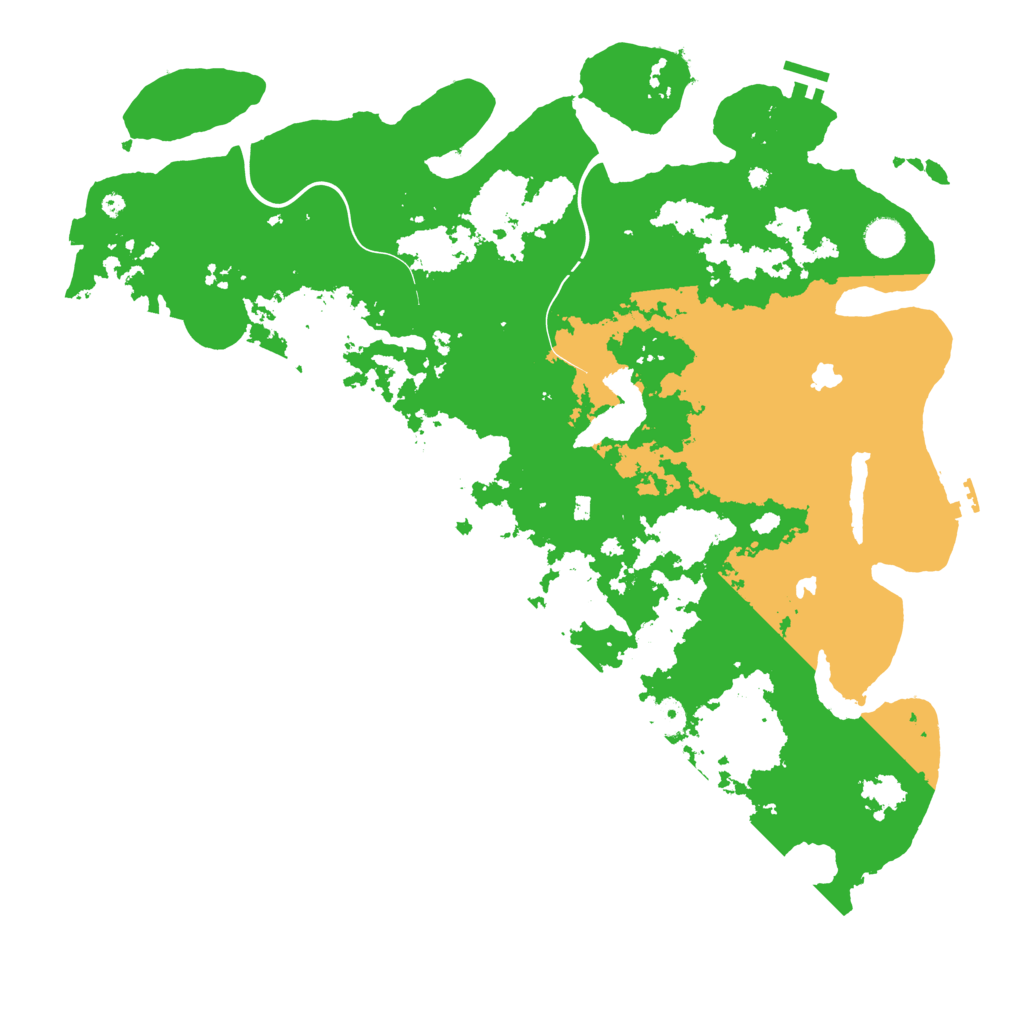 Biome Rust Map: Procedural Map, Size: 4500, Seed: 2015199445
