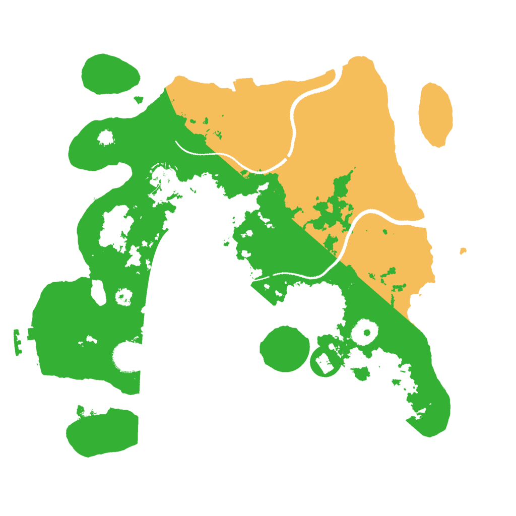 Biome Rust Map: Procedural Map, Size: 3000, Seed: 441589593