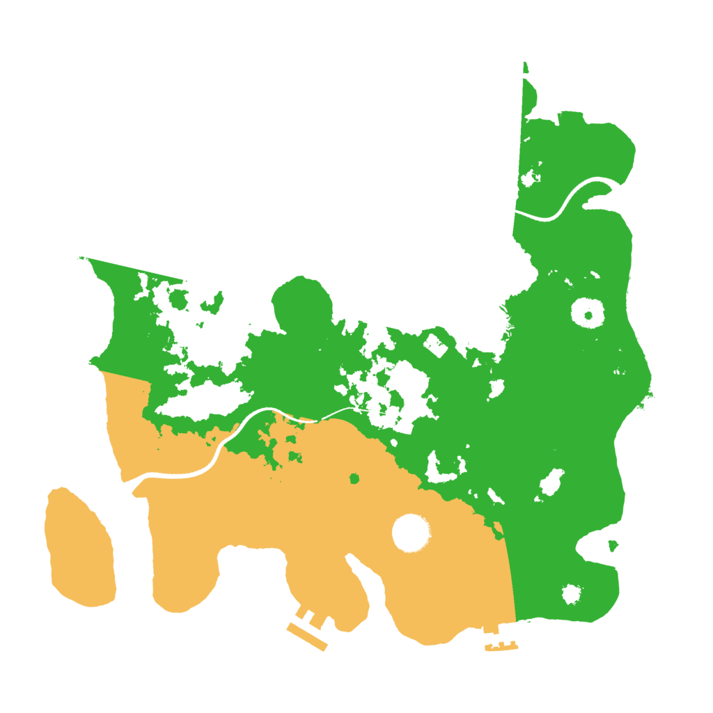 Biome Rust Map: Procedural Map, Size: 3300, Seed: 8555325