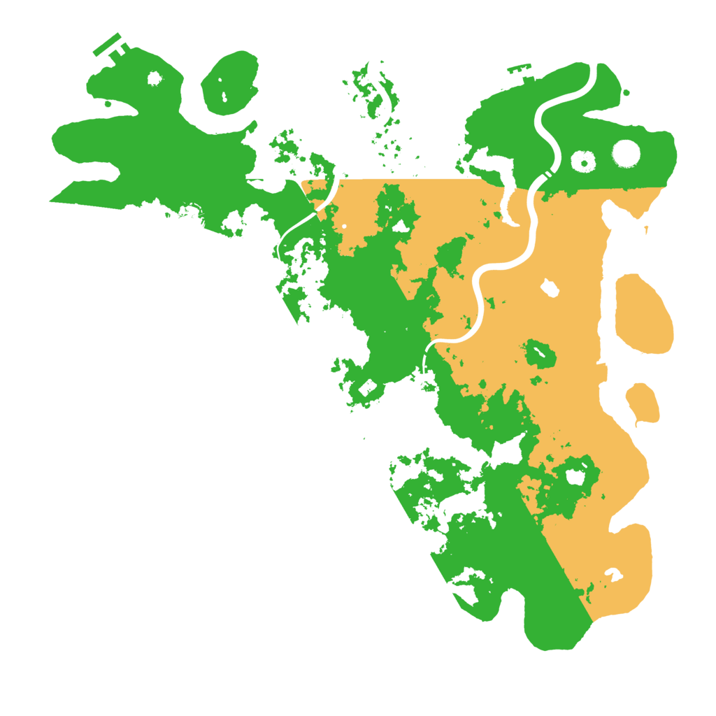 Biome Rust Map: Procedural Map, Size: 4500, Seed: 29076931