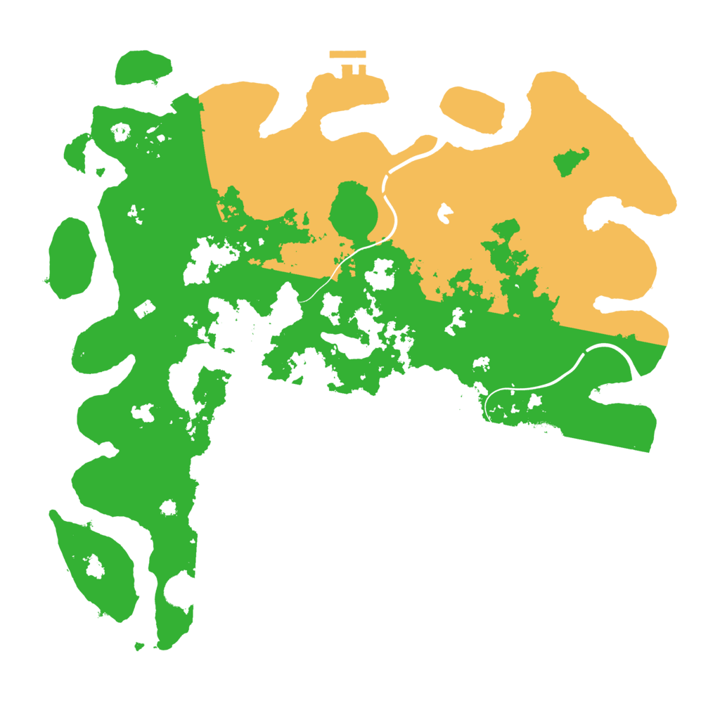 Biome Rust Map: Procedural Map, Size: 4000, Seed: 1233211