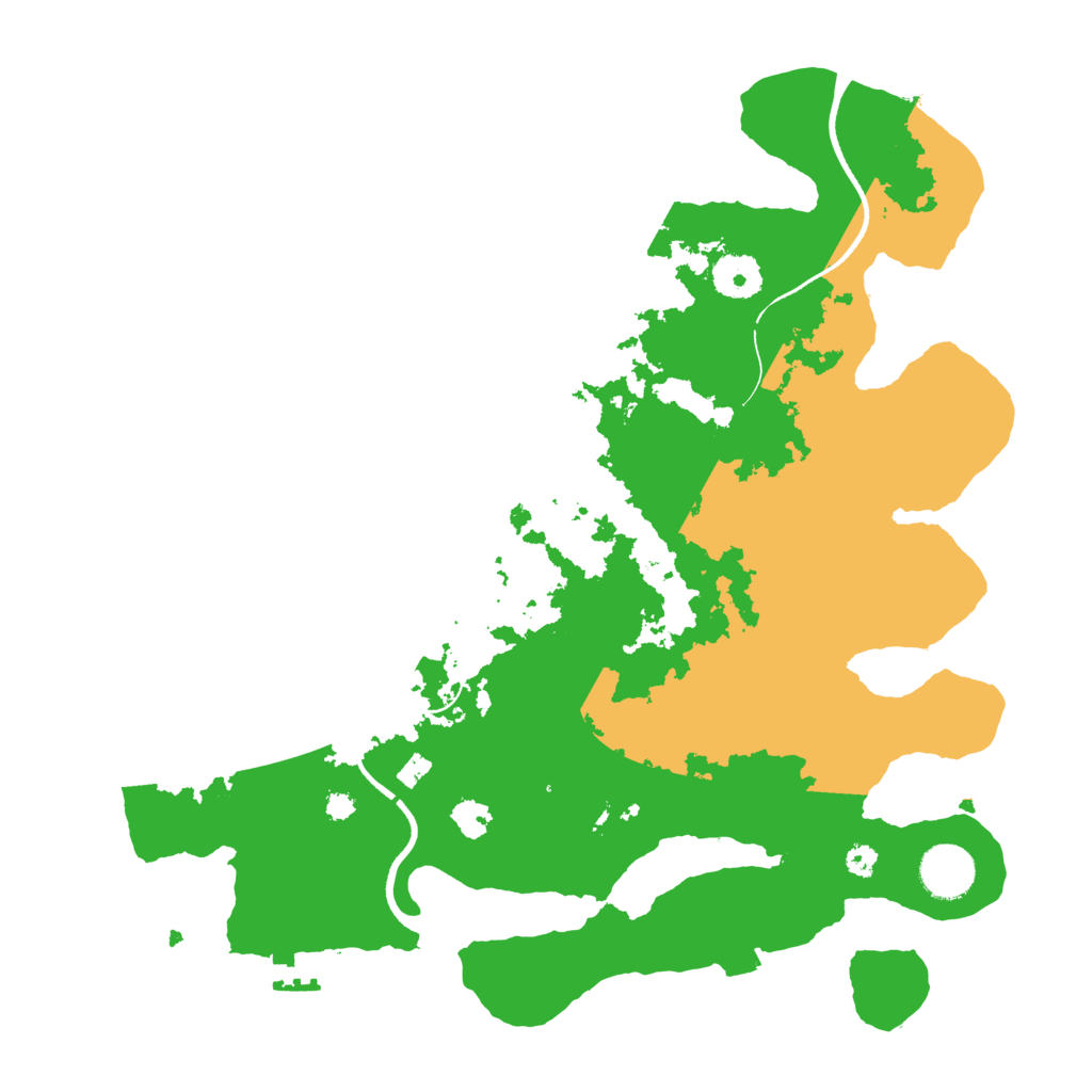 Biome Rust Map: Procedural Map, Size: 3500, Seed: 41864963