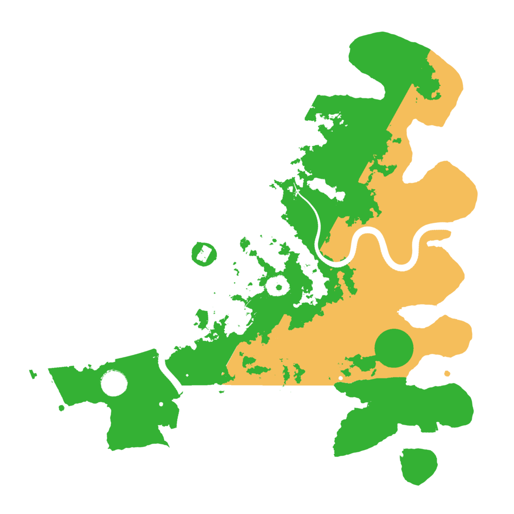 Biome Rust Map: Procedural Map, Size: 3500, Seed: 41864963