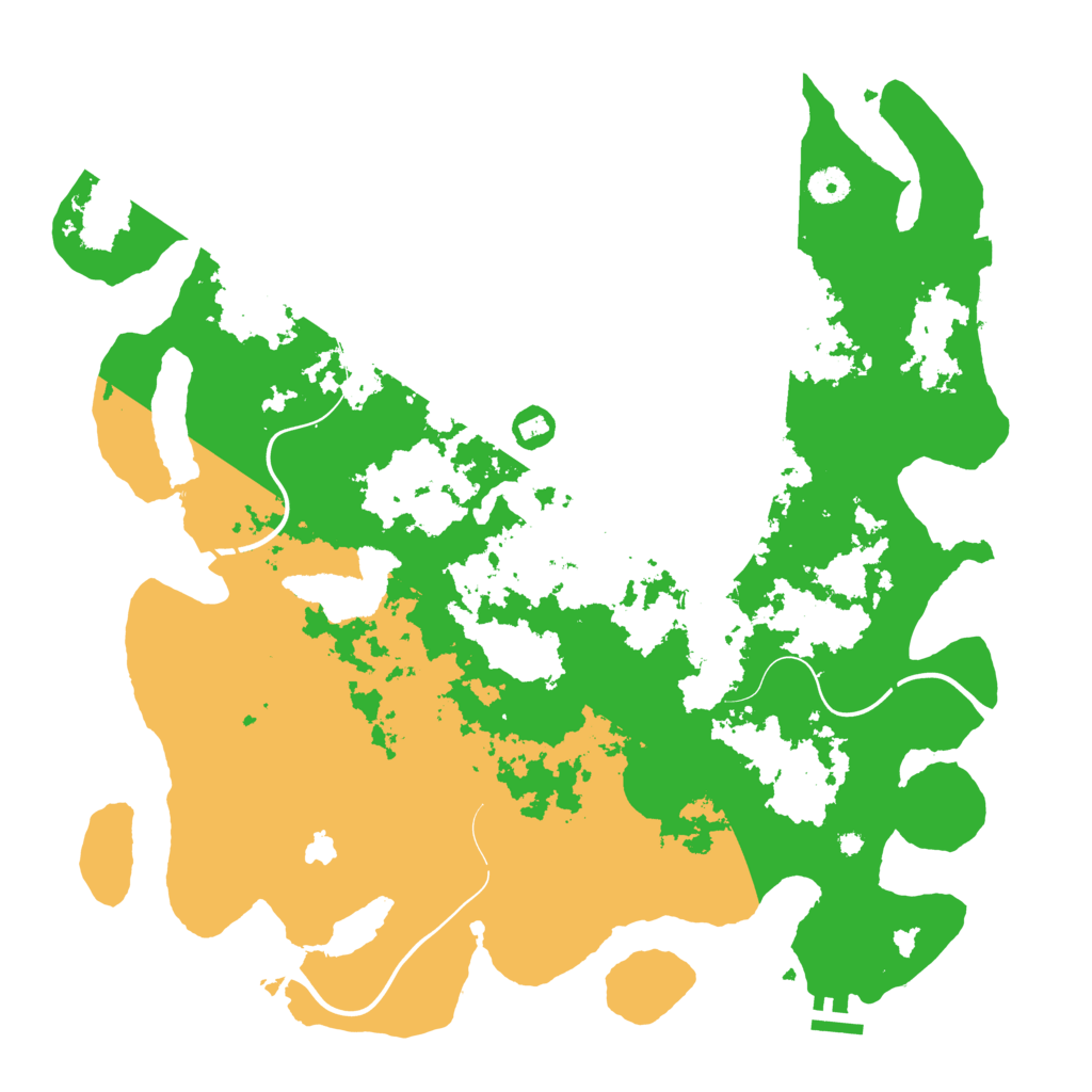 Biome Rust Map: Procedural Map, Size: 4250, Seed: 14938
